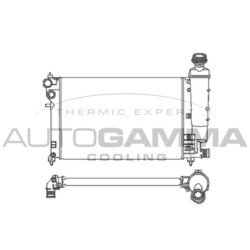 Chladič motora AUTOGAMMA 100194