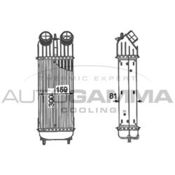 Chladič plniaceho vzduchu AUTOGAMMA 105121