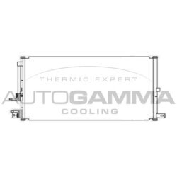 Kondenzátor klimatizácie AUTOGAMMA 104781