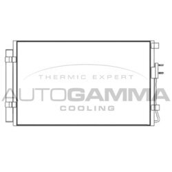 Kondenzátor klimatizácie AUTOGAMMA 107386