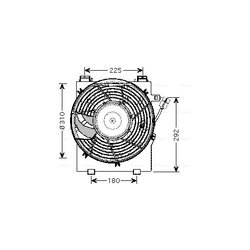 Ventilátor chladenia motora AVA QUALITY COOLING OL7518