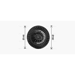Vnútorný ventilátor AVA QUALITY COOLING MS8766 - obr. 1