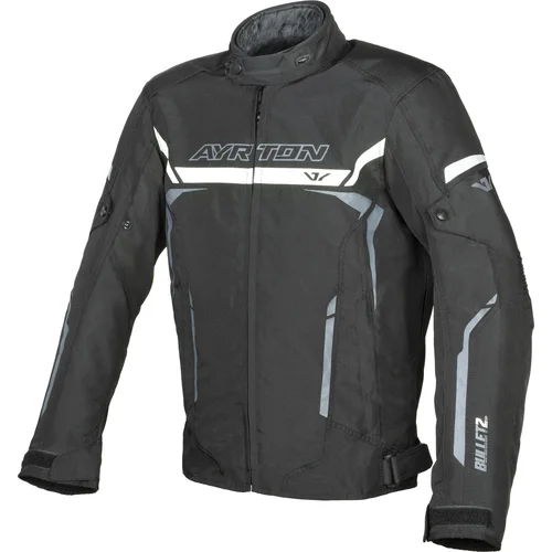 Bunda Bullet II AYRTON NEMÁ (čierna/biela/sivá, veľkosť 3XL)