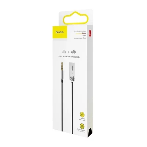 Kábel USB do AUX audio adaptér Bluetooth 5.0 čierny /BASEUS/ - obr. 5
