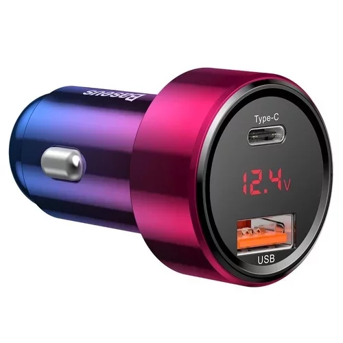 Nabíjačka do auta Magic USB + USB-C QC 4.0 PD 45W /BASEUS/ - obr. 1
