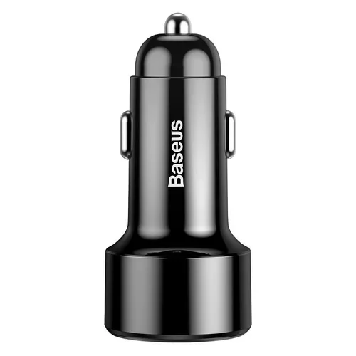 Nabíjačka do auta Magic čierna, 2xUSB QC 3.0 45W /BASEUS/ - obr. 2