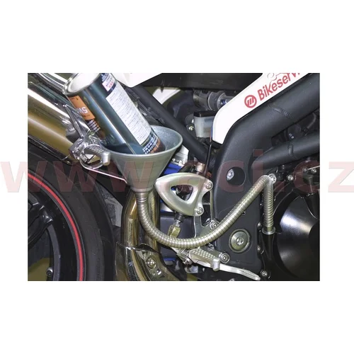 Lievik s 600 mm flexibilnou výpustou /BIKESERVICE/ - obr. 2