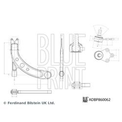 Rameno zavesenia kolies BLUE PRINT ADBP860062 - obr. 1