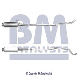 Filter sadzí/pevných častíc výfukového systému BM CATALYSTS BM11020