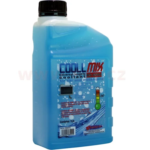 Chladiaca kvapalina COOLMIX na použitie bez riedenia BO OIL (modrá) -26° C 1 l, Holandsko