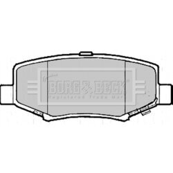 Sada brzdových platničiek kotúčovej brzdy BORG & BECK BBP2208