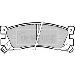 Sada brzdových platničiek kotúčovej brzdy BORG & BECK BBP1328