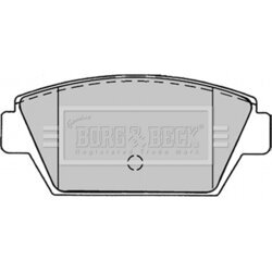 Sada brzdových platničiek kotúčovej brzdy BORG & BECK BBP1243
