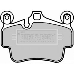 Sada brzdových platničiek kotúčovej brzdy BORG & BECK BBP2316
