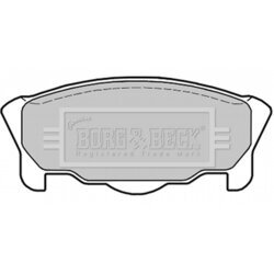 Sada brzdových platničiek kotúčovej brzdy BORG & BECK BBP1431