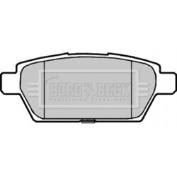 Sada brzdových platničiek kotúčovej brzdy BORG & BECK BBP2239