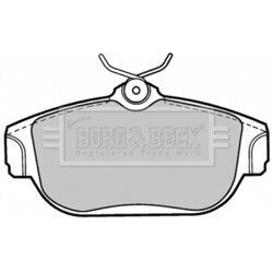 Sada brzdových platničiek kotúčovej brzdy BORG & BECK BBP1120