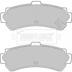 Sada brzdových platničiek kotúčovej brzdy BORG & BECK BBP1552 - obr. 1