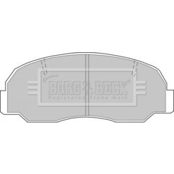 Sada brzdových platničiek kotúčovej brzdy BORG & BECK BBP1206