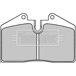 Sada brzdových platničiek kotúčovej brzdy BORG & BECK BBP1227