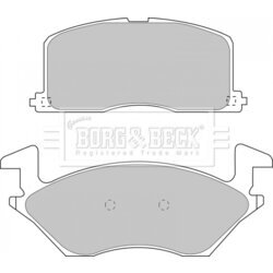 Sada brzdových platničiek kotúčovej brzdy BORG & BECK BBP1234