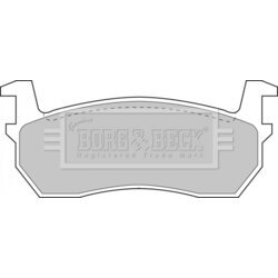 Sada brzdových platničiek kotúčovej brzdy BORG & BECK BBP1309