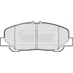 Sada brzdových platničiek kotúčovej brzdy BORG & BECK BBP2082 - obr. 1