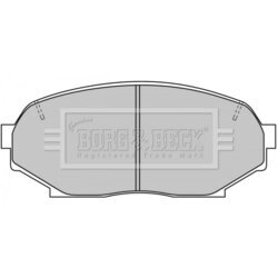 Sada brzdových platničiek kotúčovej brzdy BORG & BECK BBP1194 - obr. 1