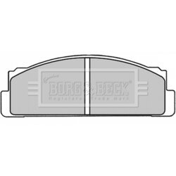 Sada brzdových platničiek kotúčovej brzdy BORG & BECK BBP1310