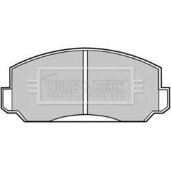 Sada brzdových platničiek kotúčovej brzdy BORG & BECK BBP1009