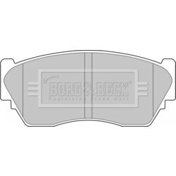 Sada brzdových platničiek kotúčovej brzdy BORG & BECK BBP1253