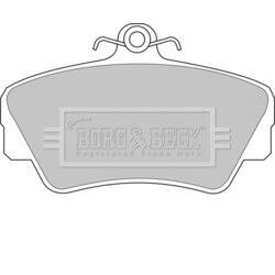 Sada brzdových platničiek kotúčovej brzdy BORG & BECK BBP1081