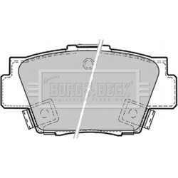 Sada brzdových platničiek kotúčovej brzdy BORG & BECK BBP1569