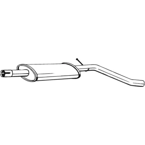 Stredný tlmič výfuku BOSAL 148-005