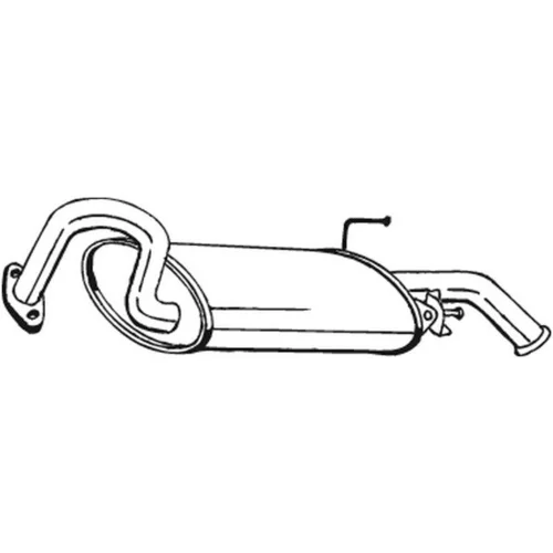 Koncový tlmič výfuku BOSAL 228-195