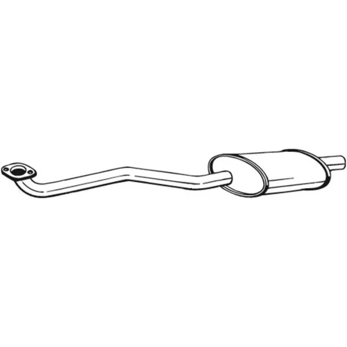 Stredný tlmič výfuku BOSAL 279-195