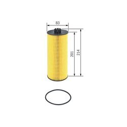 Olejový filter BOSCH 1 457 429 107 - obr. 4