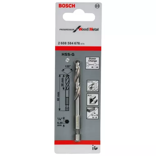BOSCH Vystreďovací vrták HSS-G