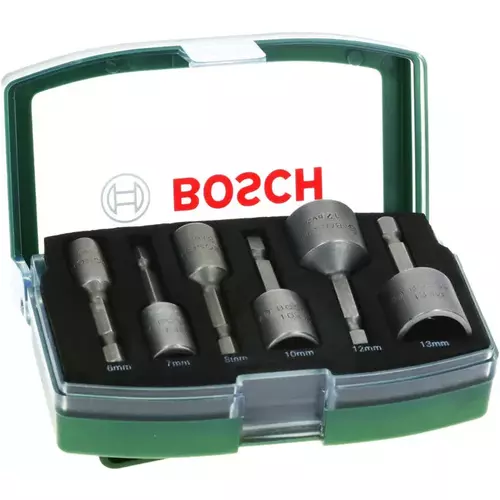 BOSCH 6-dielna sada násuvných kľúčov