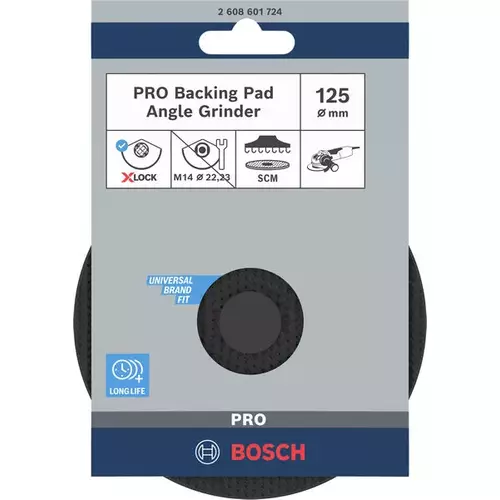 BOSCH Oporný tanier PRO Backing Pad, 125 mm, SCM (4)