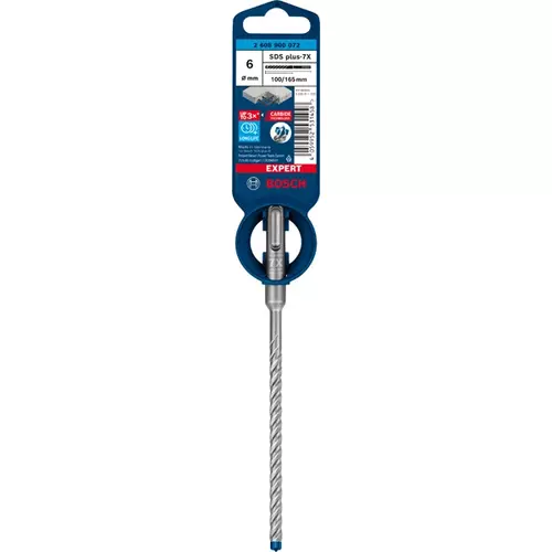 BOSCH Príklepový vrták EXPERT SDS plus-7X, 6 x 100 x 165 mm (2)