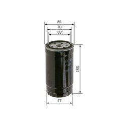 Palivový filter BOSCH F 026 402 002 - obr. 4