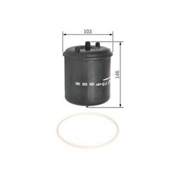 Olejový filter BOSCH F 026 407 119 - obr. 4