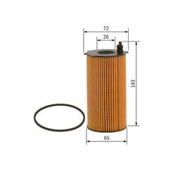 Olejový filter BOSCH F 026 407 207 - obr. 4