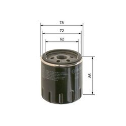 Olejový filter BOSCH F 026 407 300 - obr. 4