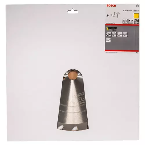 BOSCH Kotúč PRO Construct Wood na drevo pre okružné píly, 350 x 3,5 x 30 mm (19)