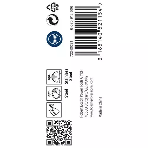 BOSCH Špirálový vrták do kovu PRO Stainless Steel HSS-Co, 4 × 43 × 75 mm, 10 ks (2)