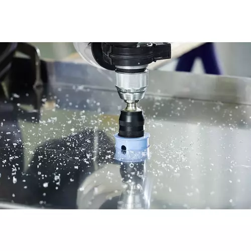 BOSCH 9-dielna sada dieroviek na plech pre elektrikárov, 22 – 64 mm (10)