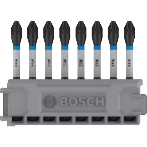 BOSCH Bit PRO Phillips Impact, PH2, 55 mm, 8 ks (5)