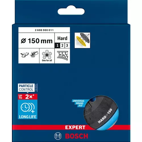 BOSCH Brúsna položka EXPERT Multihole pre Bosch, 150 mm, tvrdá (4)